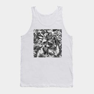 AnimalArtBW Raccoon 01 Tank Top